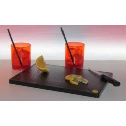 Tagliere Bar Nero 33x23x1