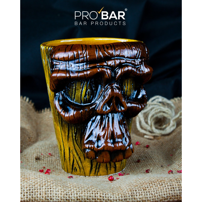 Tiki Mug Teschio di Legno Tiki Mug Teschio di Legno
