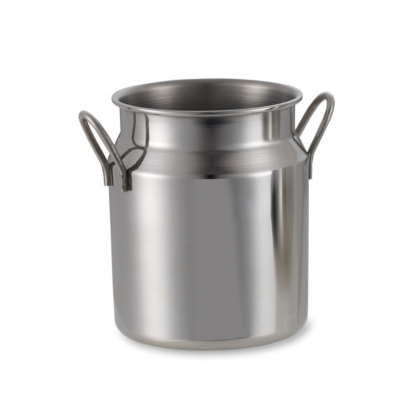 Secchiello Latte in Acciaio Inox