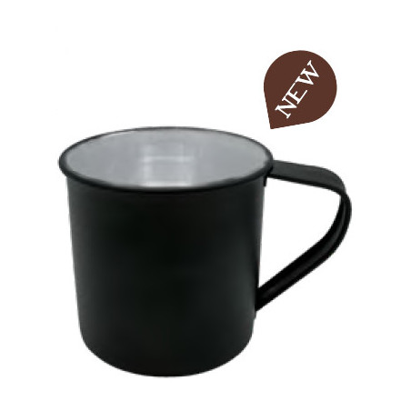 Tazza Vintage Enamel Nera