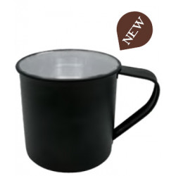 Tazza Vintage Enamel Nera