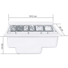 Workstation Bar Nera Coibentata