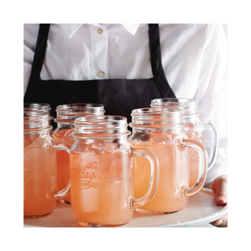 Bulleit - Barattolo Jar Cocktail Frontier Whiskey - Bicchiere Vetro Cl - Foto 9