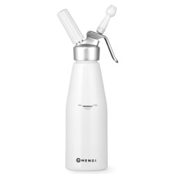 Sifone Panna Alluminio Bianco