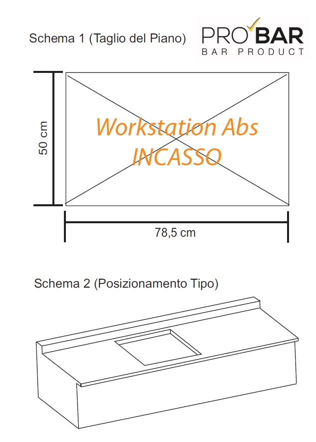 Work Station Abs Grigio Metallizzato