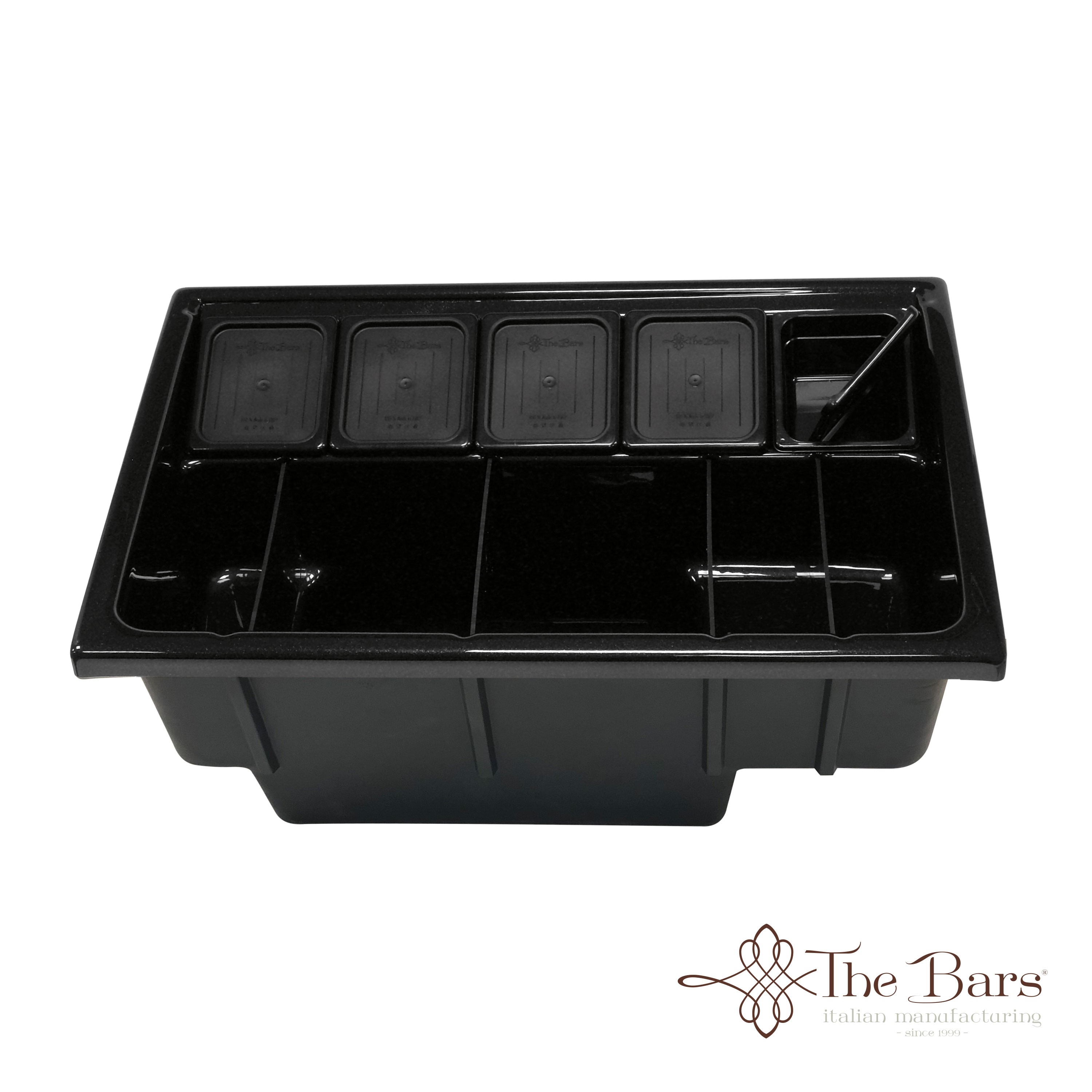 Workstation Bar da incasso Nera in ABS