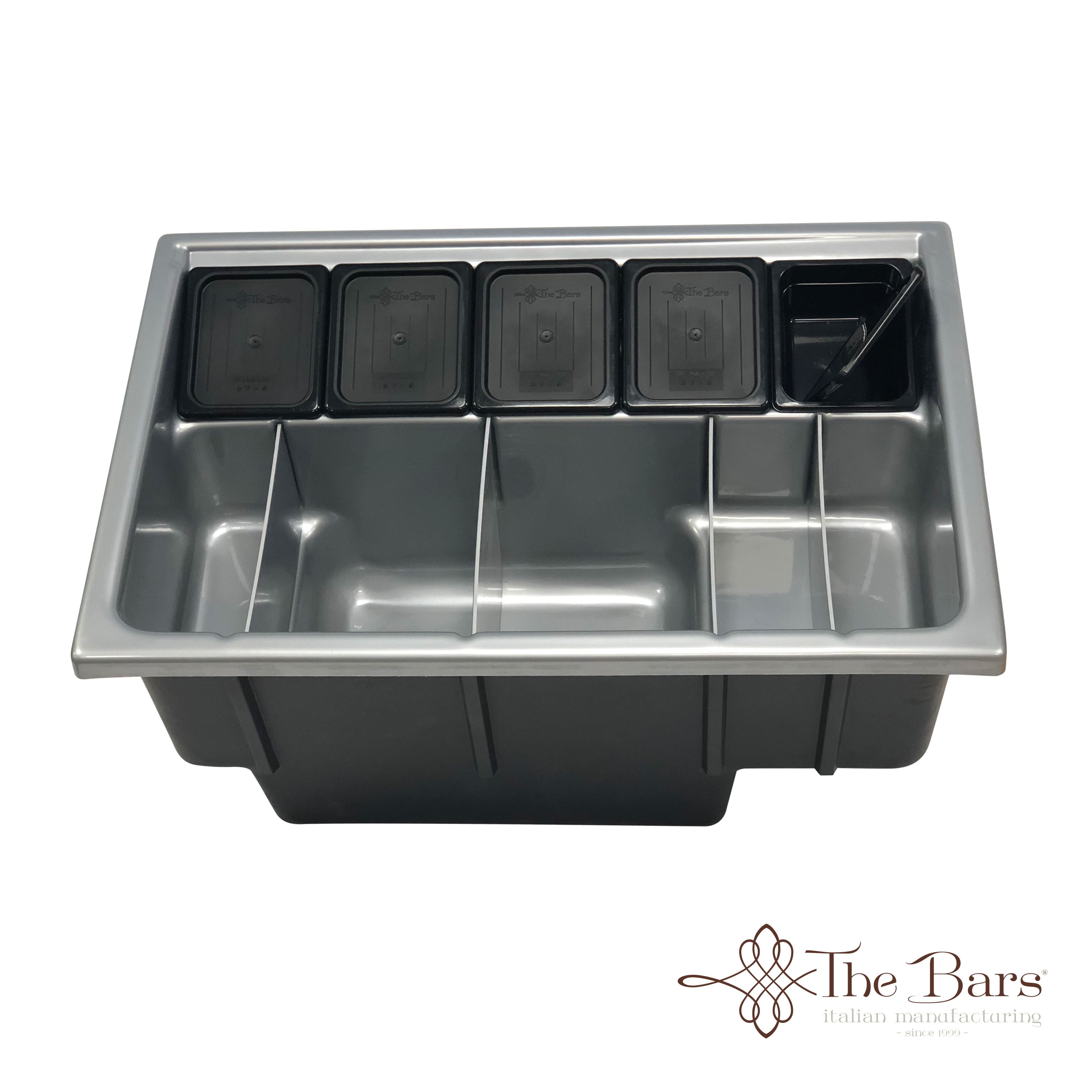 Workstation Bar da incasso Grigia in ABS
