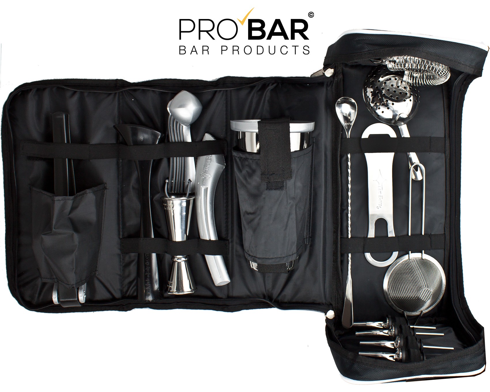 Borsa Barman in Eco Pelle con Kit Barman