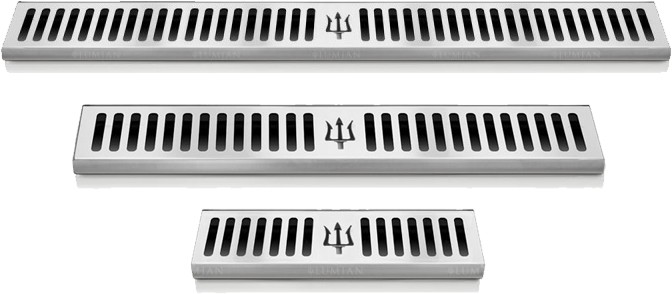 Bar Mat Lumian in Acciaio Inox Rigato