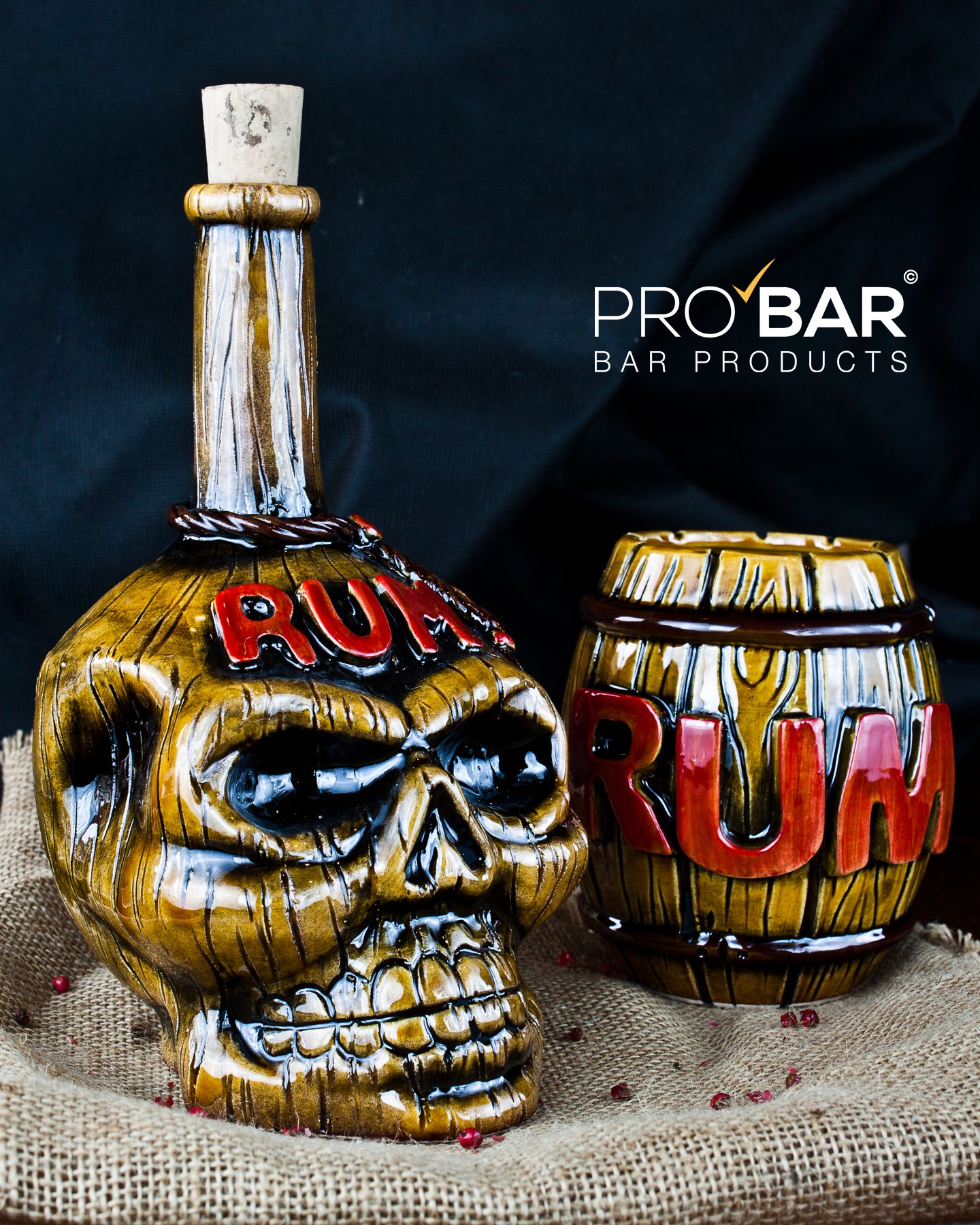 Tiki Rum Set