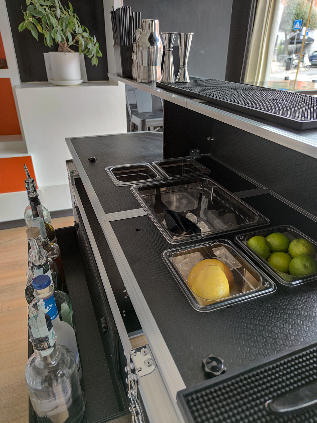 Bancone Bar Portatile Trolley PRO