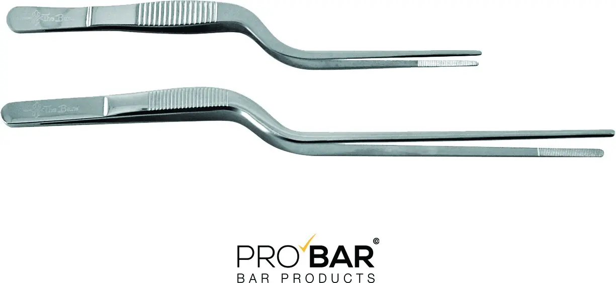 Pinza Curva Garnish Varie Misure