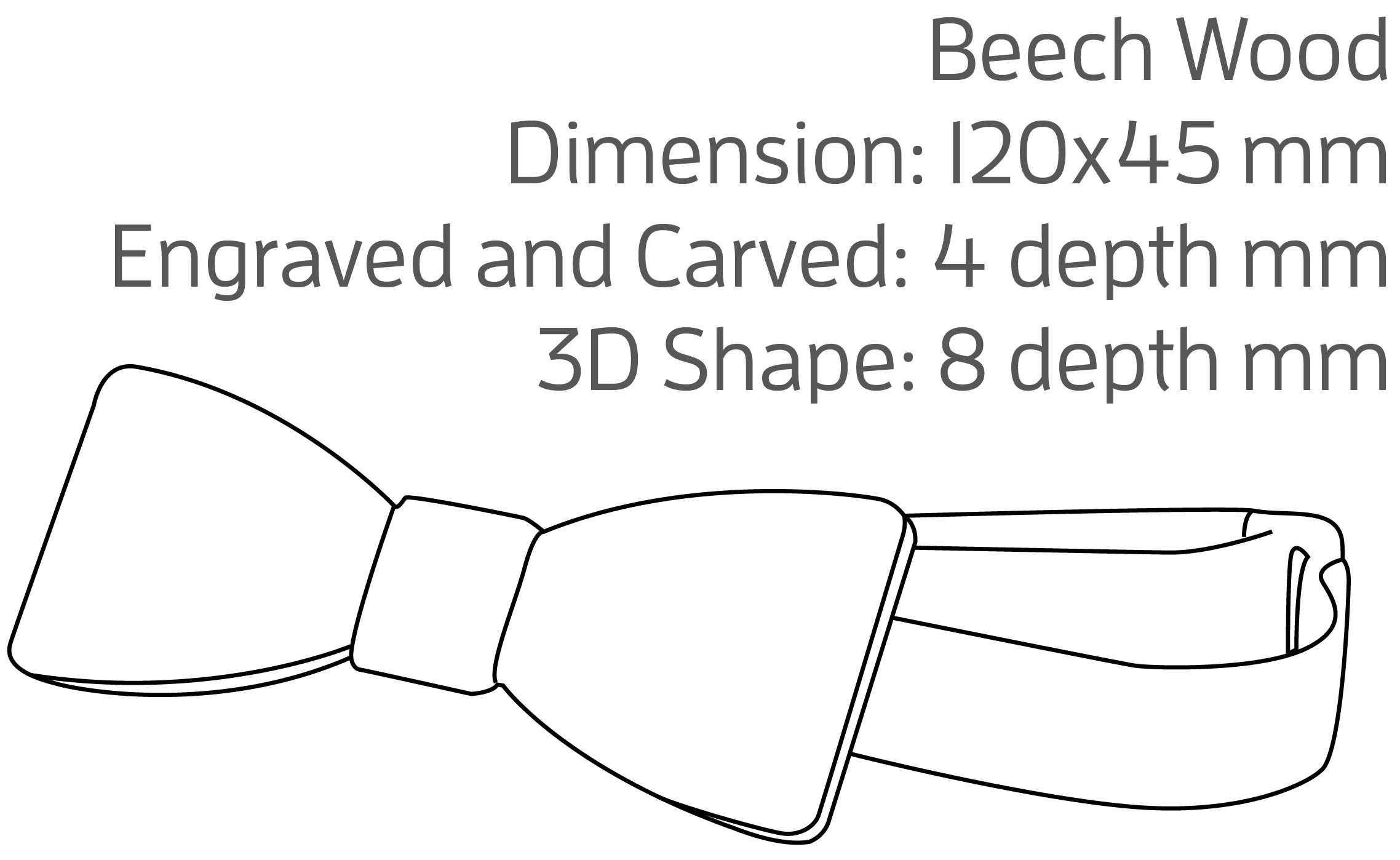 Papillon in Legno