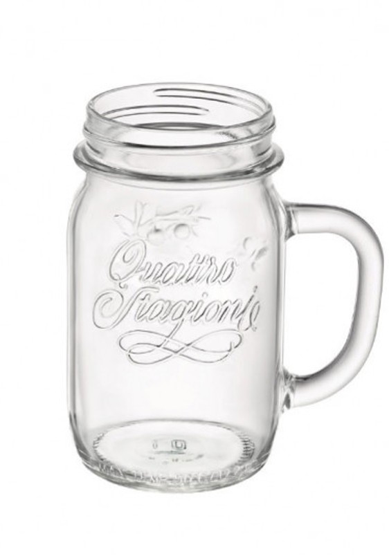 Quattro Stagioni 40cl Barattolo Cocktail con Manico