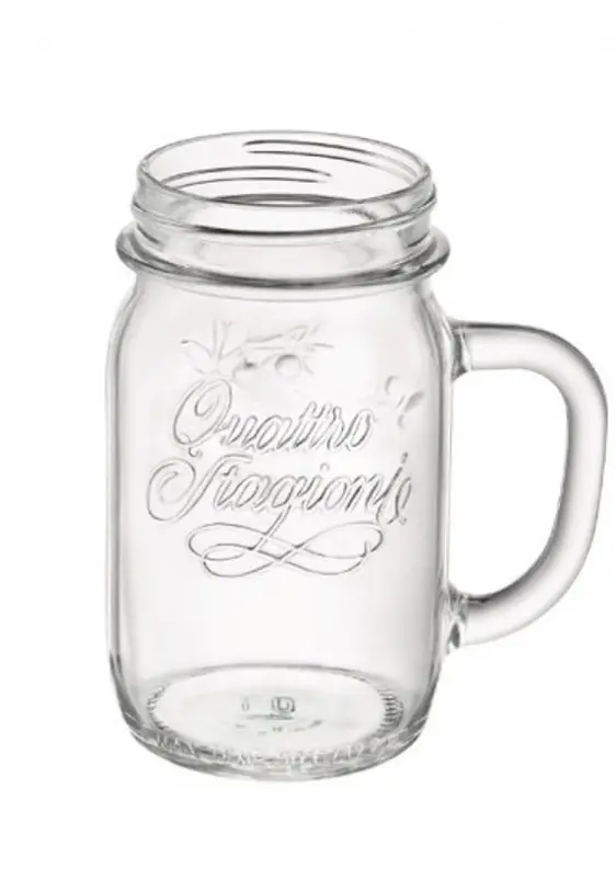 Quattro Stagioni 40cl Barattolo Cocktail con Manico