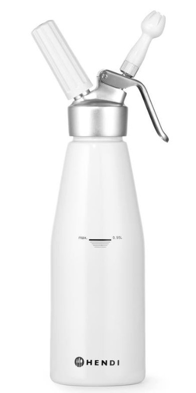 Sifone Panna Alluminio Bianco
