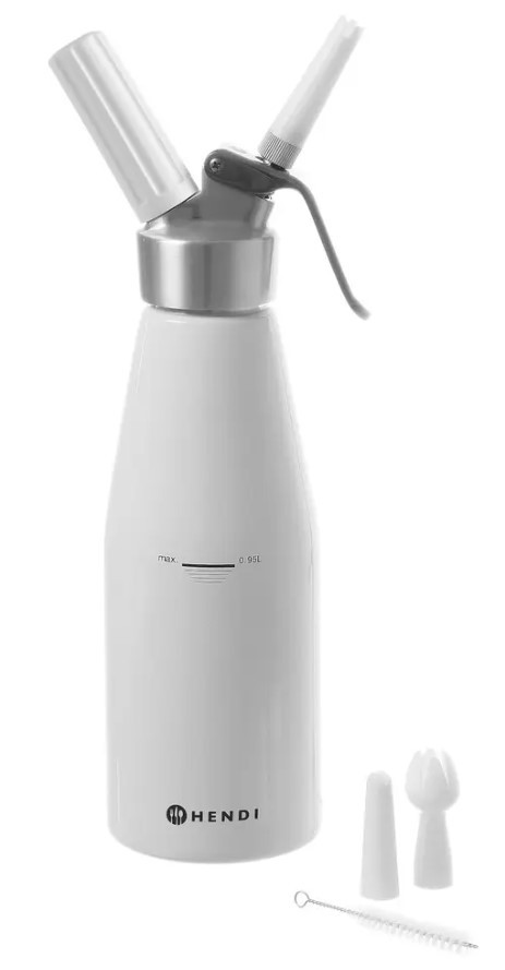 Sifone Panna Alluminio Bianco