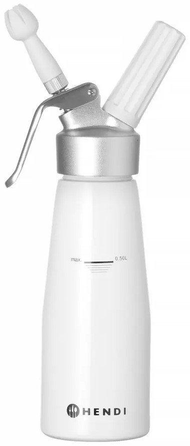 Sifone Panna Alluminio Bianco