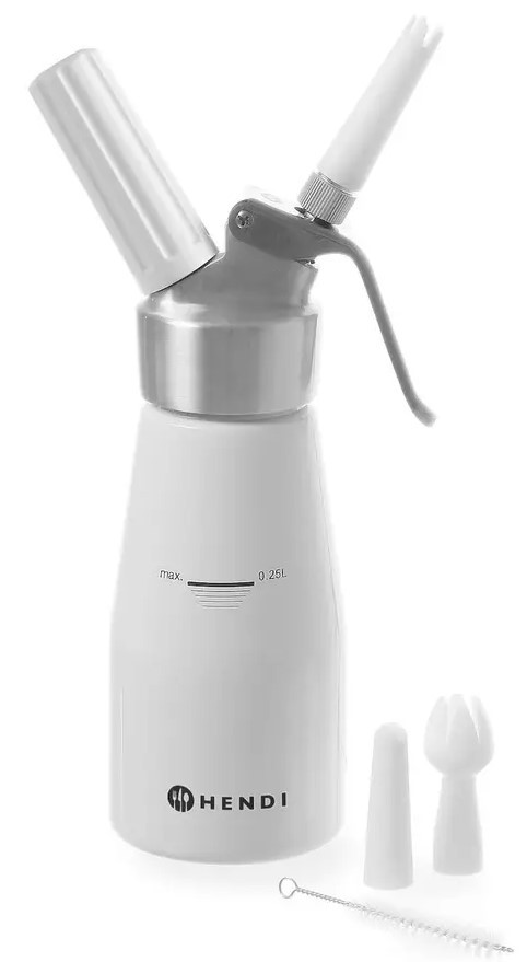 Sifone Panna Alluminio Bianco