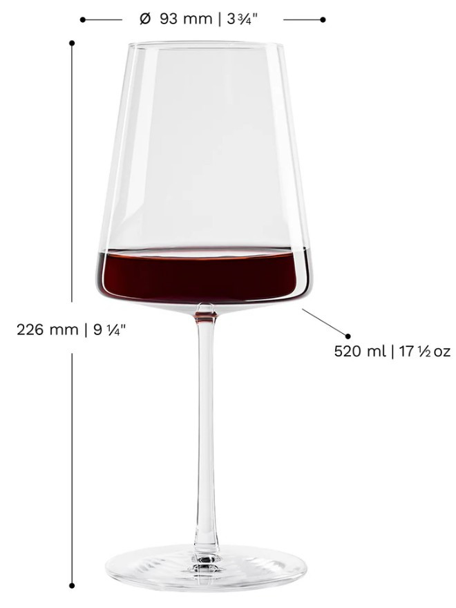 Power 52cl (conf. 6 pz) Calice Vino Rosso