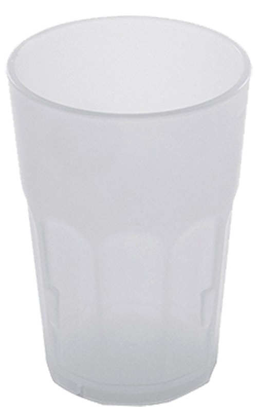 Bicchiere Rock Juice Polipropilene Bianco Latte