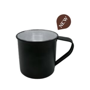 Tazza Vintage Enamel Nera 45cl