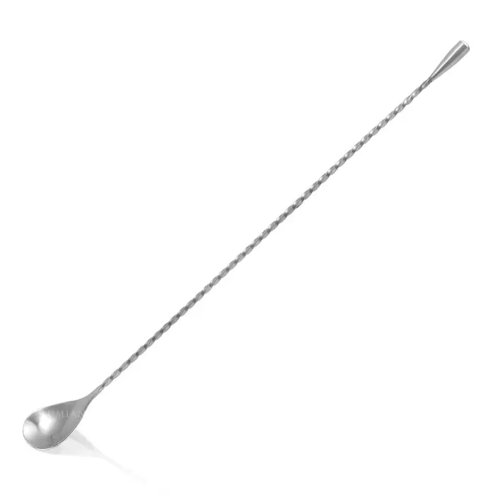 Teardrop Bar Spoon 40 cm in acciaio opaco, manico a spirale