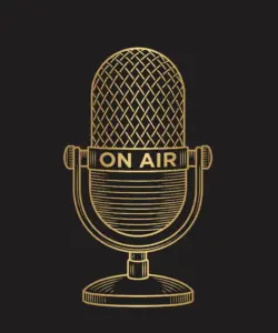 Disegno di un microfono On Air