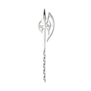 Bar spoon ascia: la sagoma dell'ascia medievale incisa