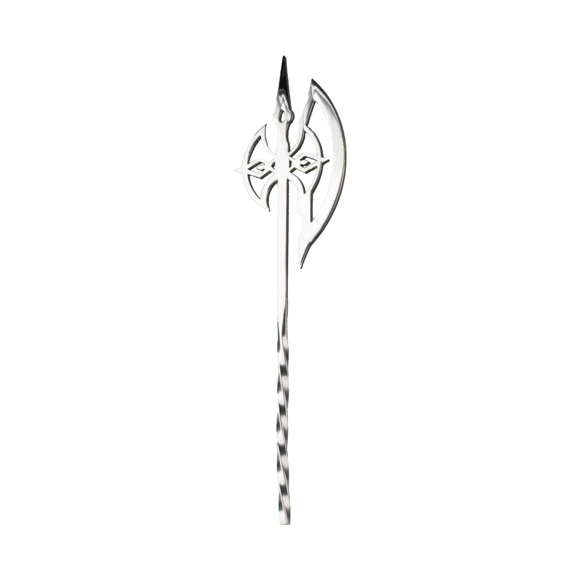 Bar spoon ascia: la sagoma dell'ascia medievale incisa