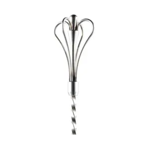 Bar spoon corona: i quattro archi della corona swizzle in acciaio