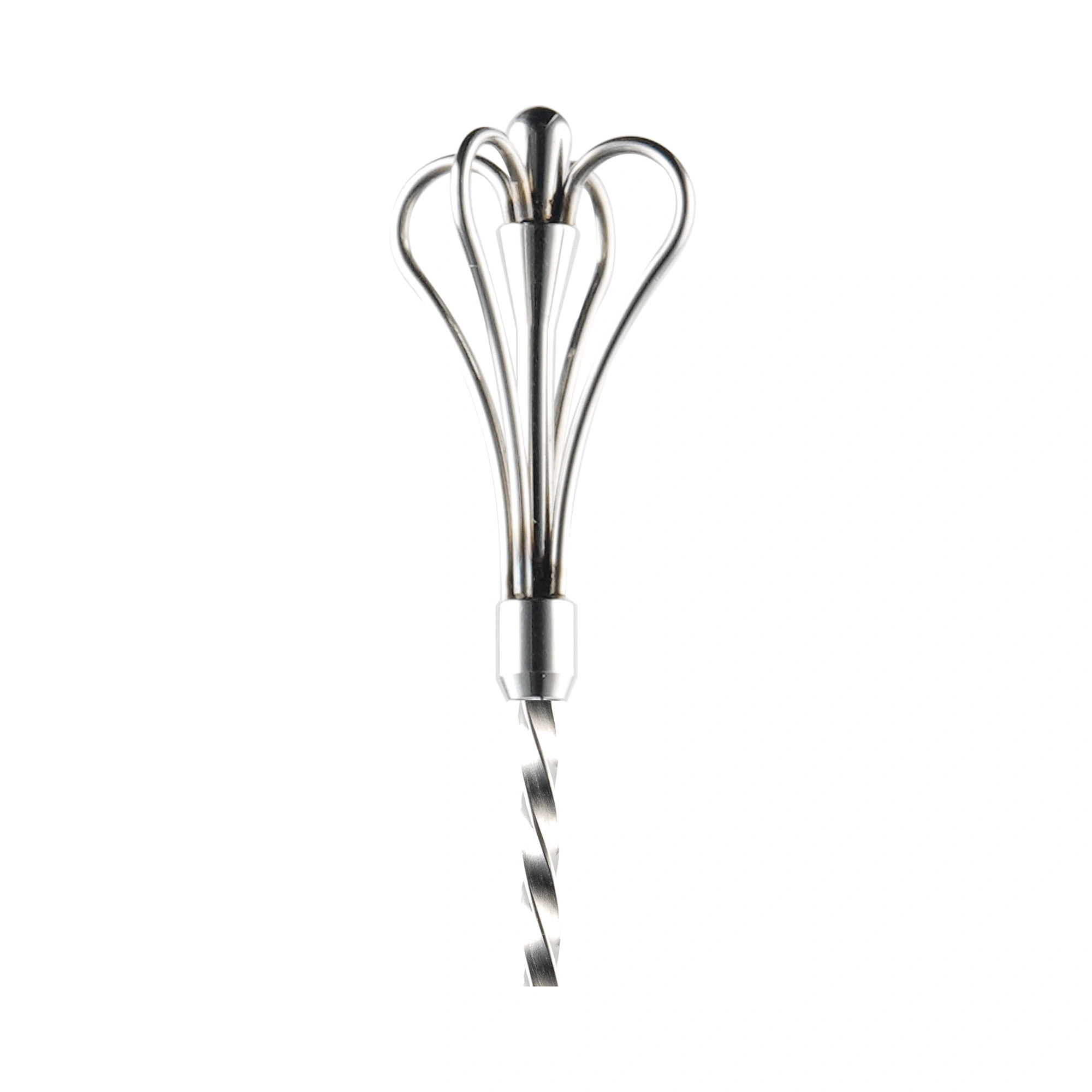 Bar spoon corona: i quattro archi della corona swizzle in acciaio