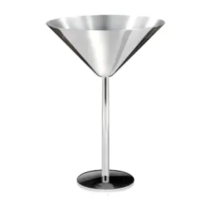 Coppa martini acciaio Bond Lumian da 20 cl, finitura argento