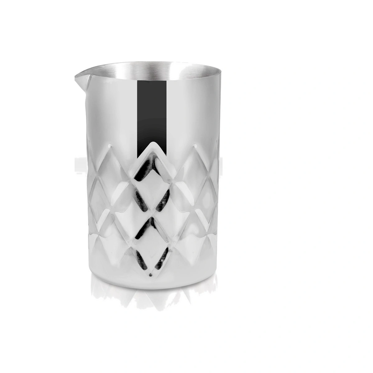 mixing glass acciaio: bicchiere da stirring Lumian Akira da 750 ml in acciaio inox a doppia parete con beccuccio