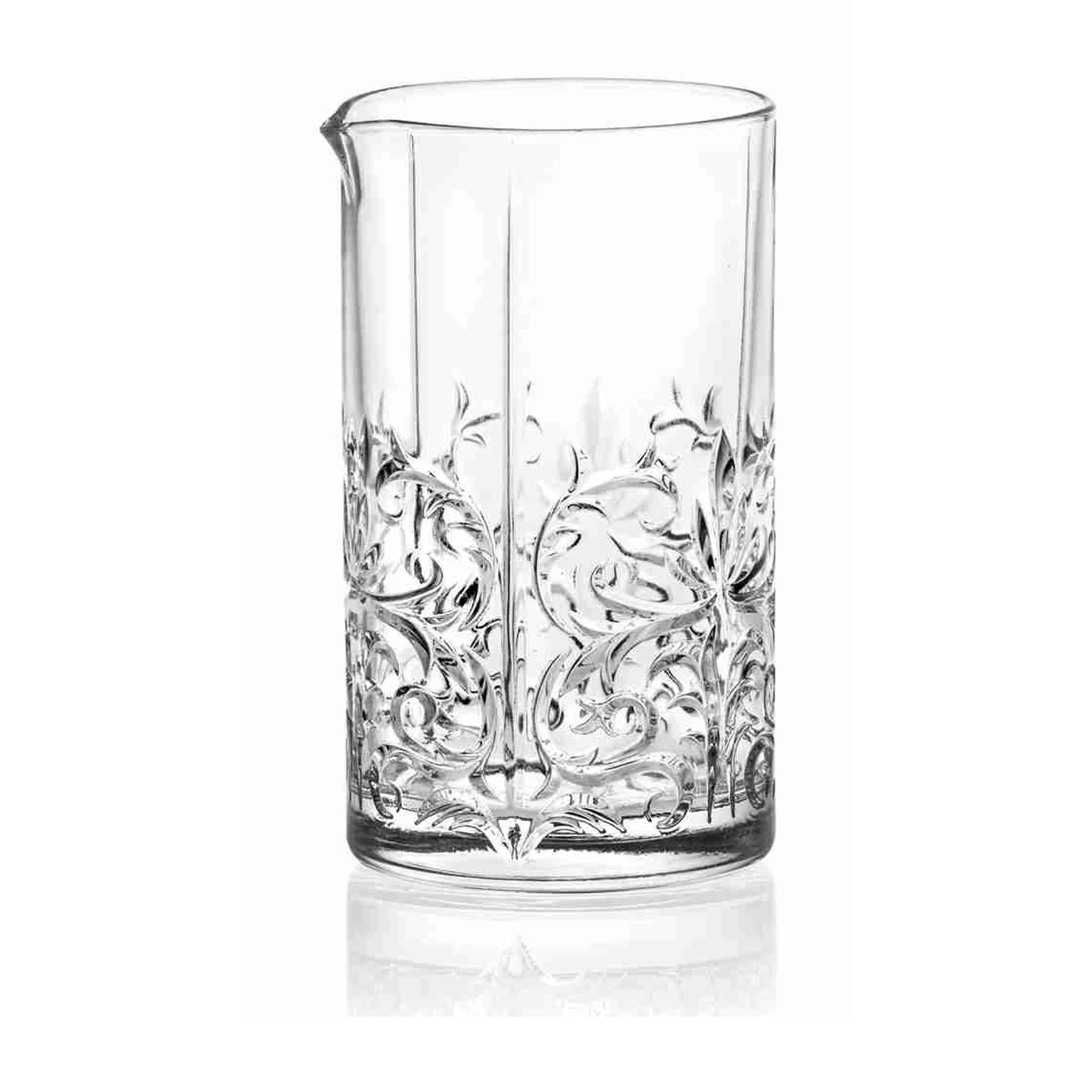 Tattoo 65cl mixing glass in cristallo RCR su fondo bianco