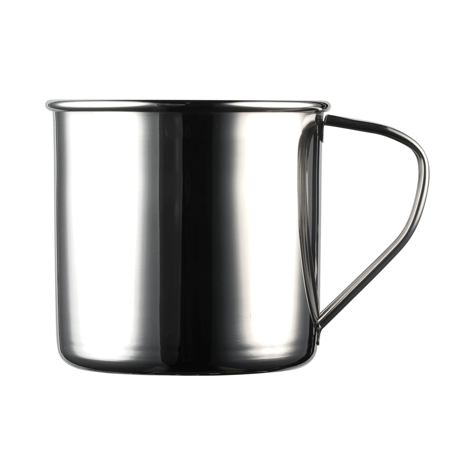 mule mug acciaio: tazza The Bars da 35 cl in acciaio inox lucido a specchio con manico ad ansa