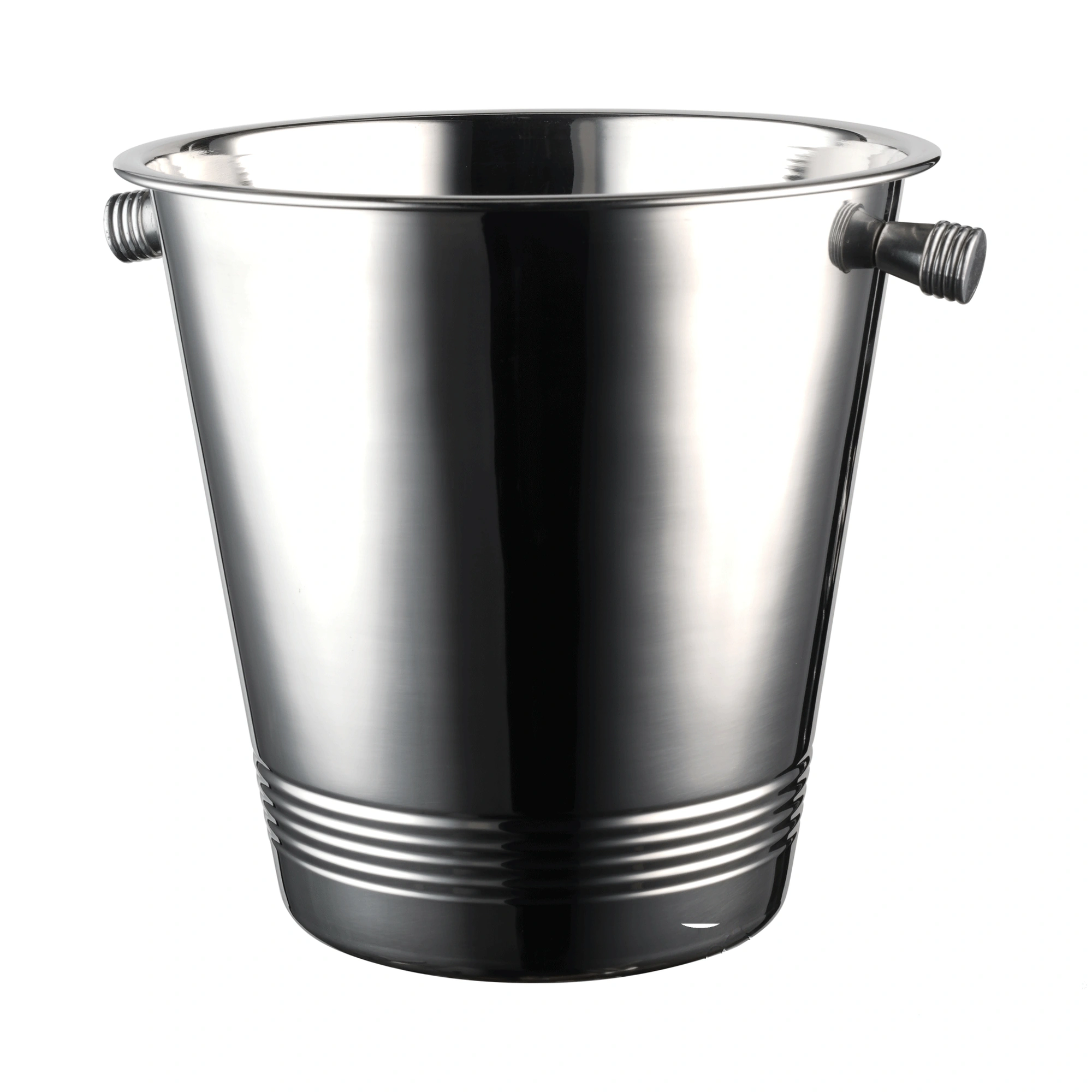 Secchiello ghiaccio acciaio The Bars Classic Line lucido, 21,5 cm, con due maniglie
