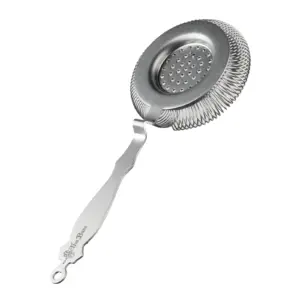 strainer hawthorne deluxe vintage: colino a molla in acciaio inox opaco, disco a conca e molla a 360 gradi