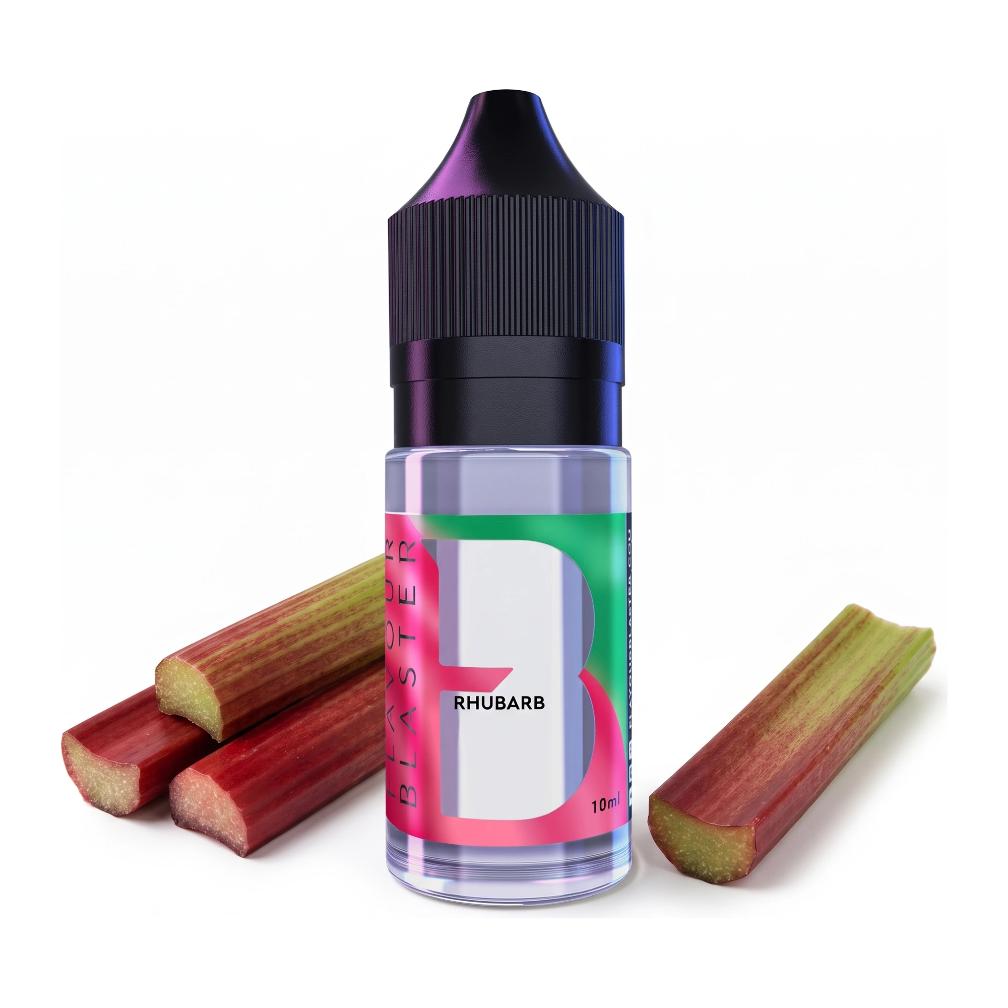 Aroma Flavour Blaster al rabarbaro 10 ml, con tre gambi di rabarbaro