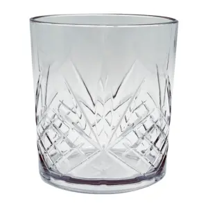 bicchieri tumbler plastica Firenze da 32,5 cl in SAN con la parete molata