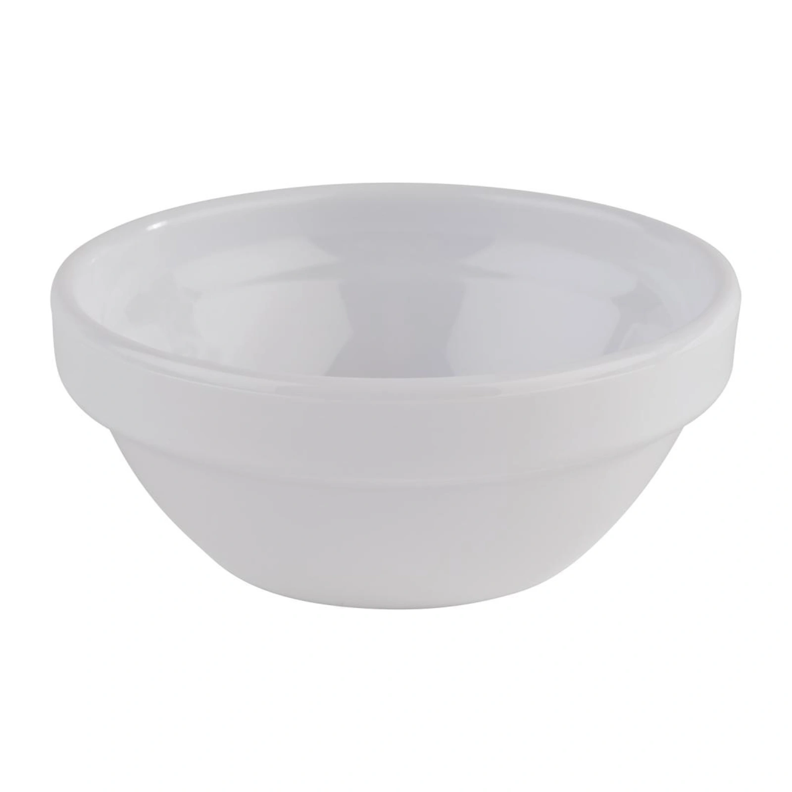 coppetta salsa bianca: coppetta Friendly APS da 2 cl in PET riciclato, diametro 6 cm, altezza 2,5 cm