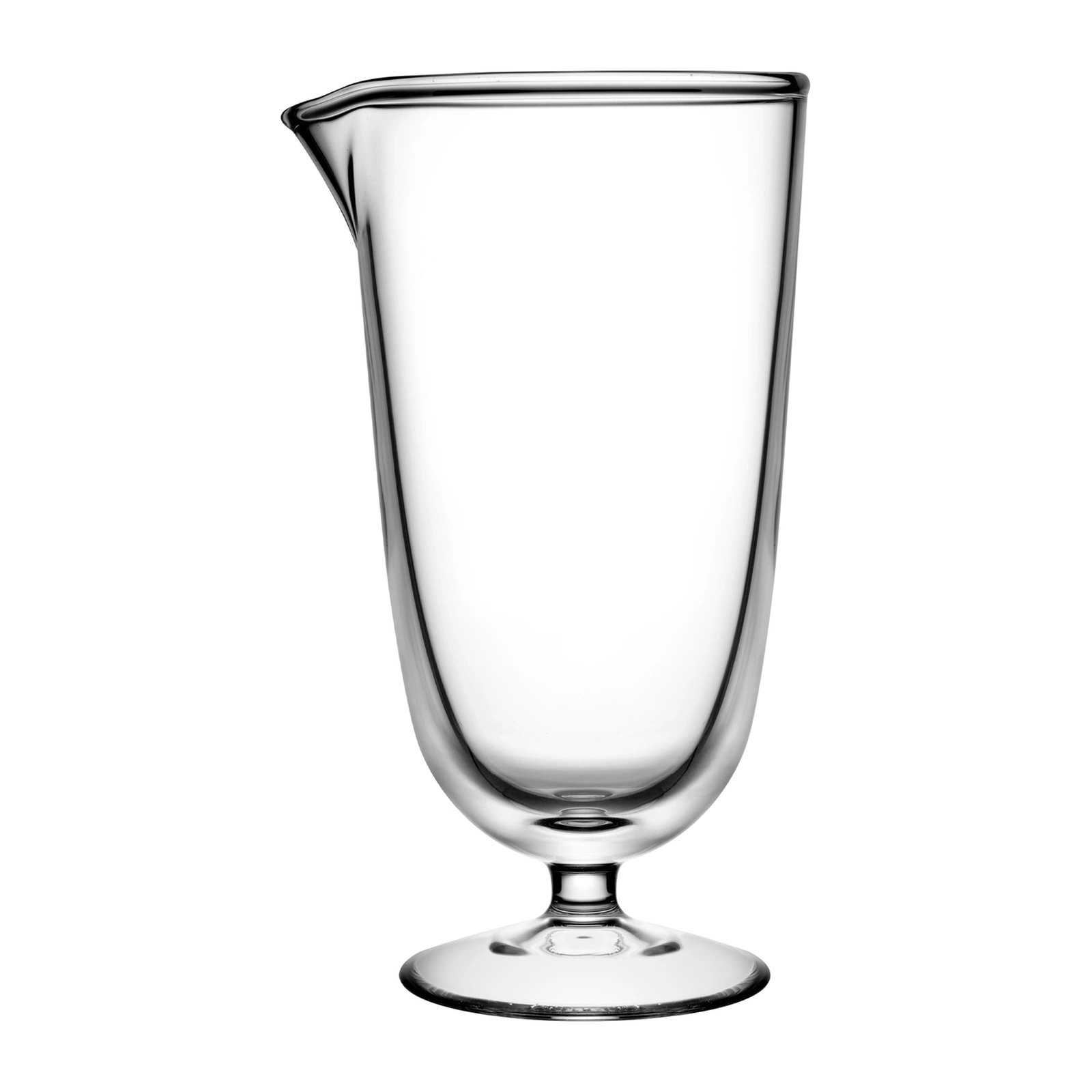 Mixing glass vetro: mixing glass Bargiani NUDE 53 cl in cristallino, su fondo bianco