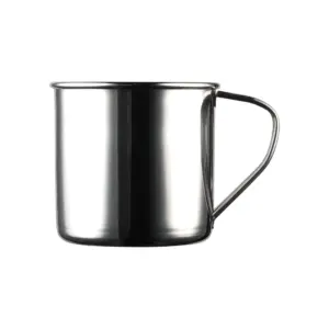 Tazza Moscow Mule acciaio: mug The Bars da 45 cl in acciaio inox lucido a specchio con manico in acciaio