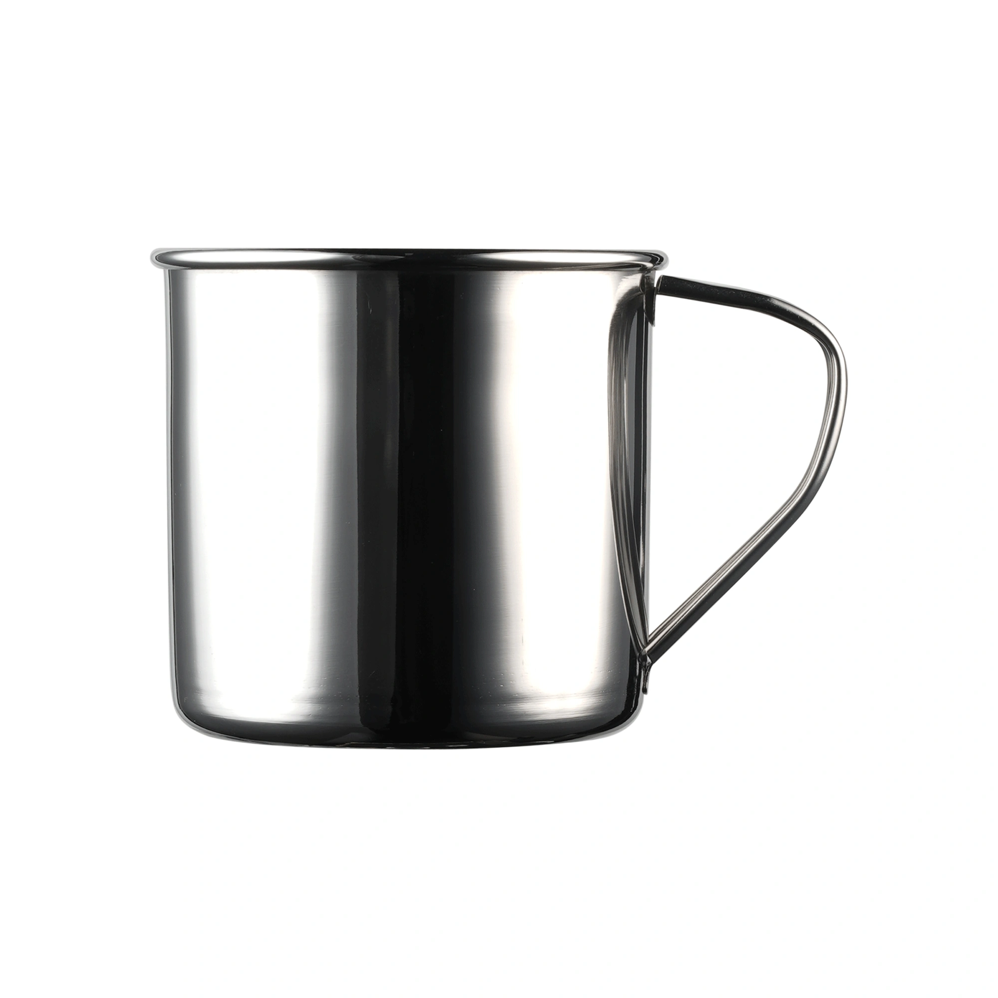 tazza moscow mule acciaio: mug The Bars da 45 cl in acciaio inox lucido a specchio con manico in acciaio
