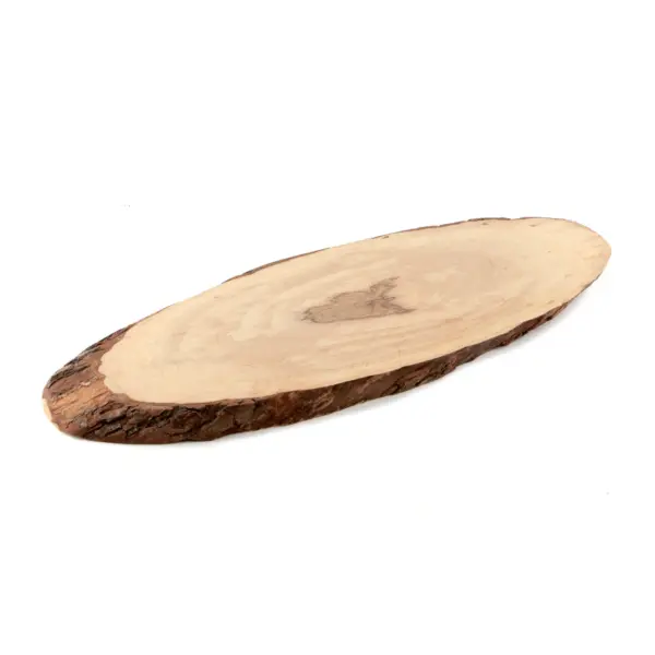 Tagliere ontano: Tagliere Ontano Ovale con Corteccia 50-58cm